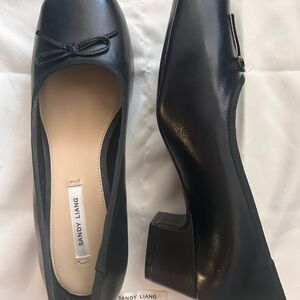 Sandy Liang Black Court Heels